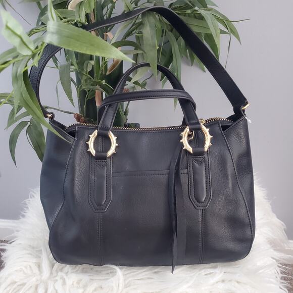 Aimee Kestenberg Black Soft Leather Shoulder Bag - Picture 1 of 14